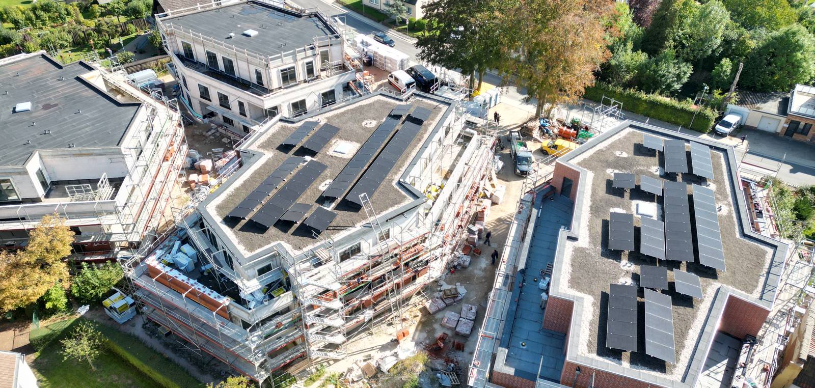 Großes Mehrfamilienhausprojekt von BS-Bau im Bau