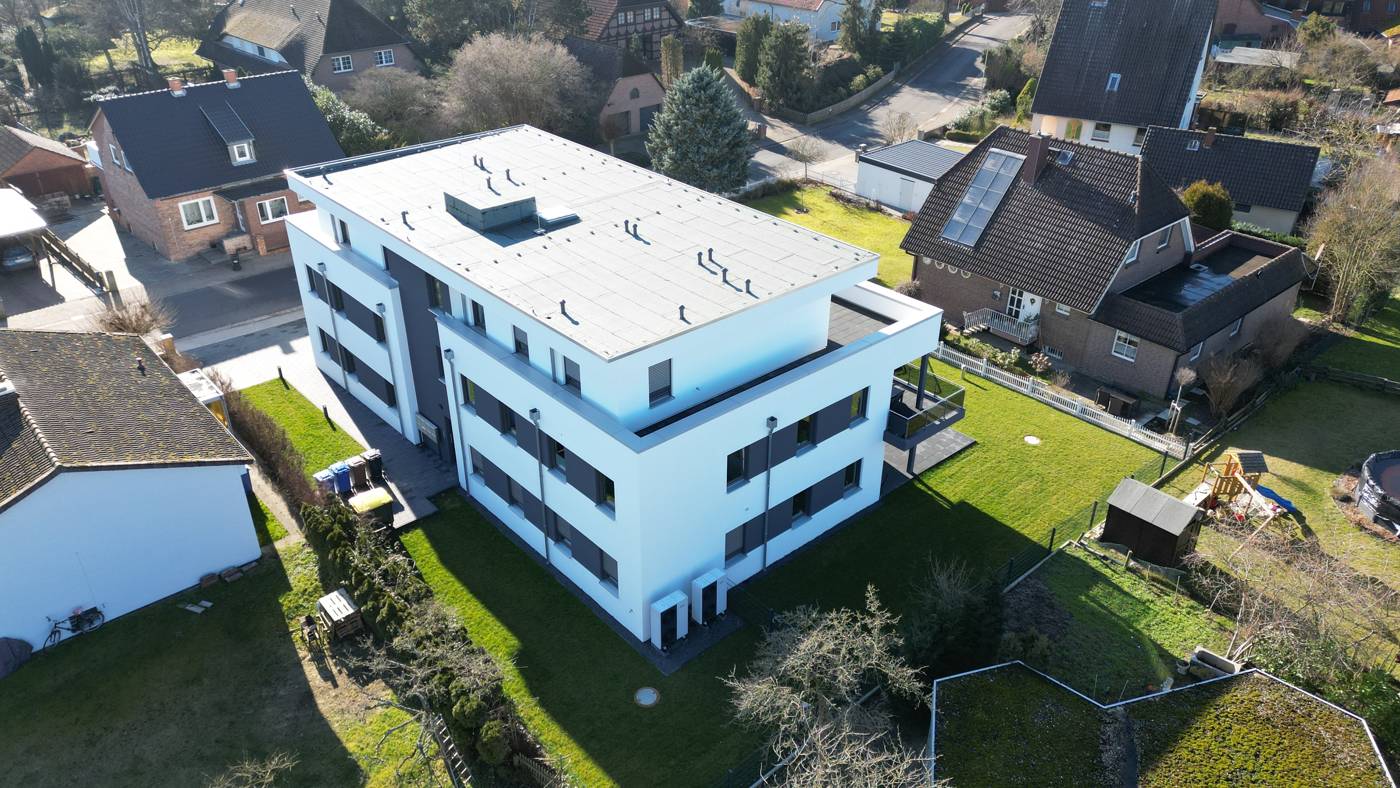 Von BS-Bau errichtetes Mehrfamilienhaus in Schwülper